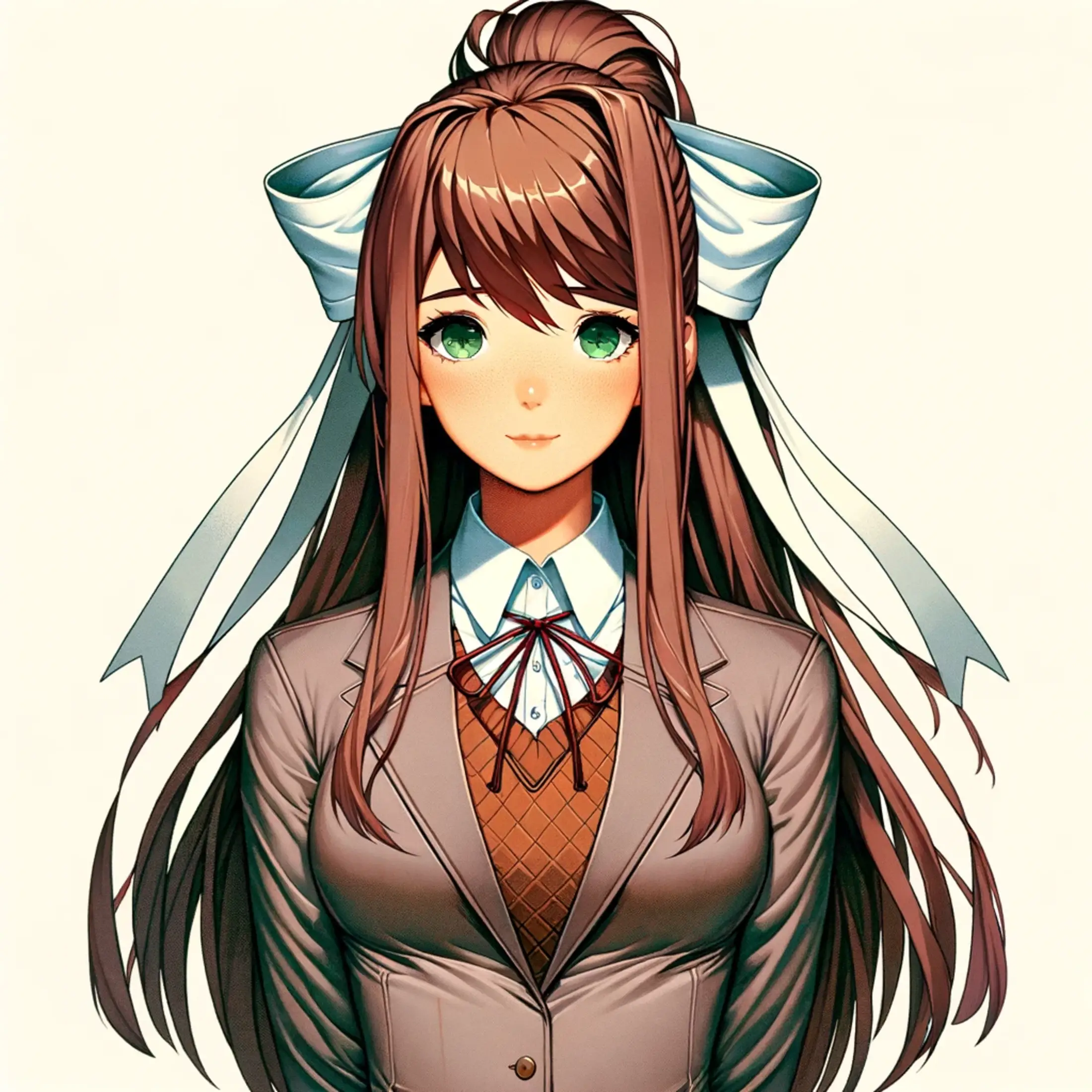 Horror game characters monika 2200x2200
