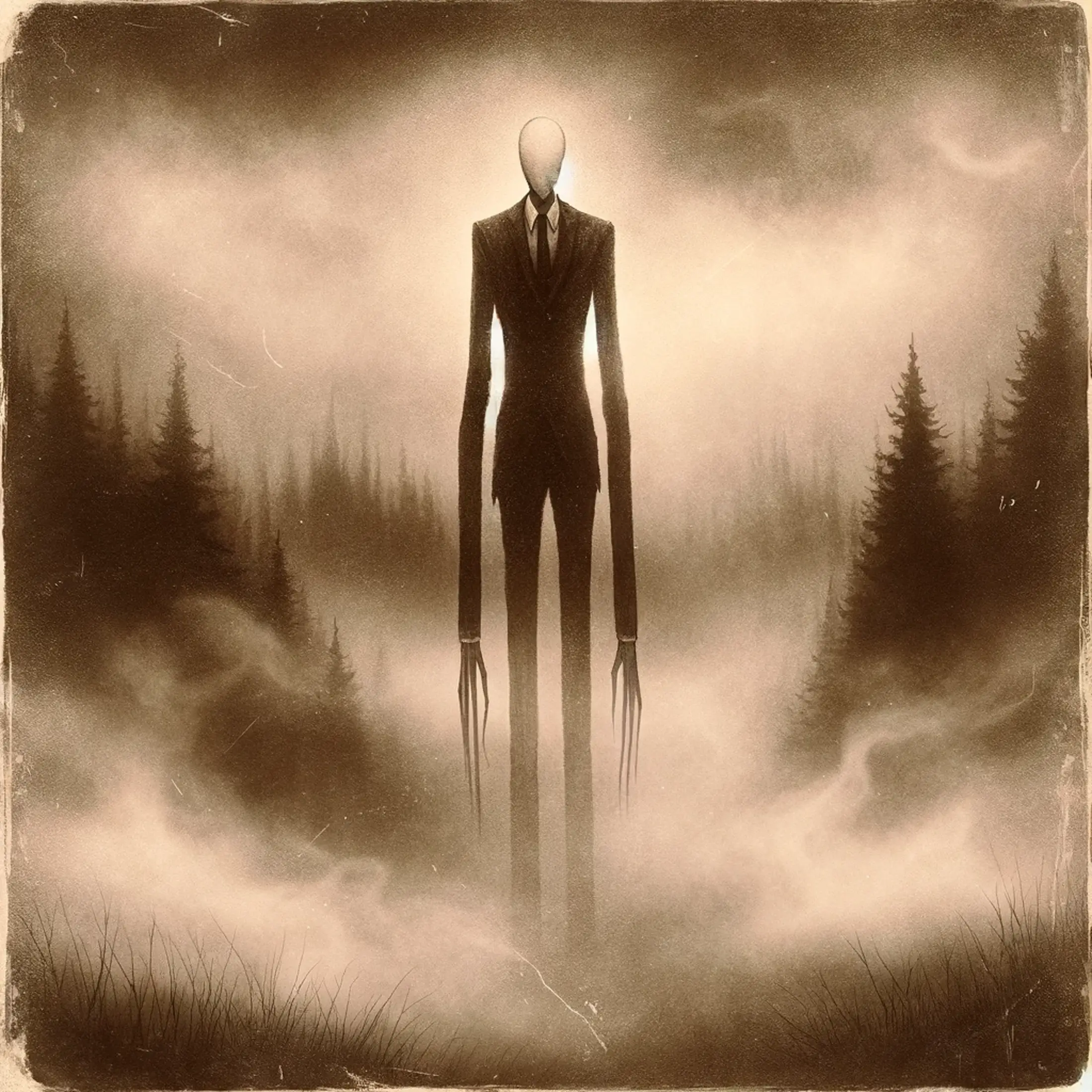 Horror game characters slender man 2200x2200