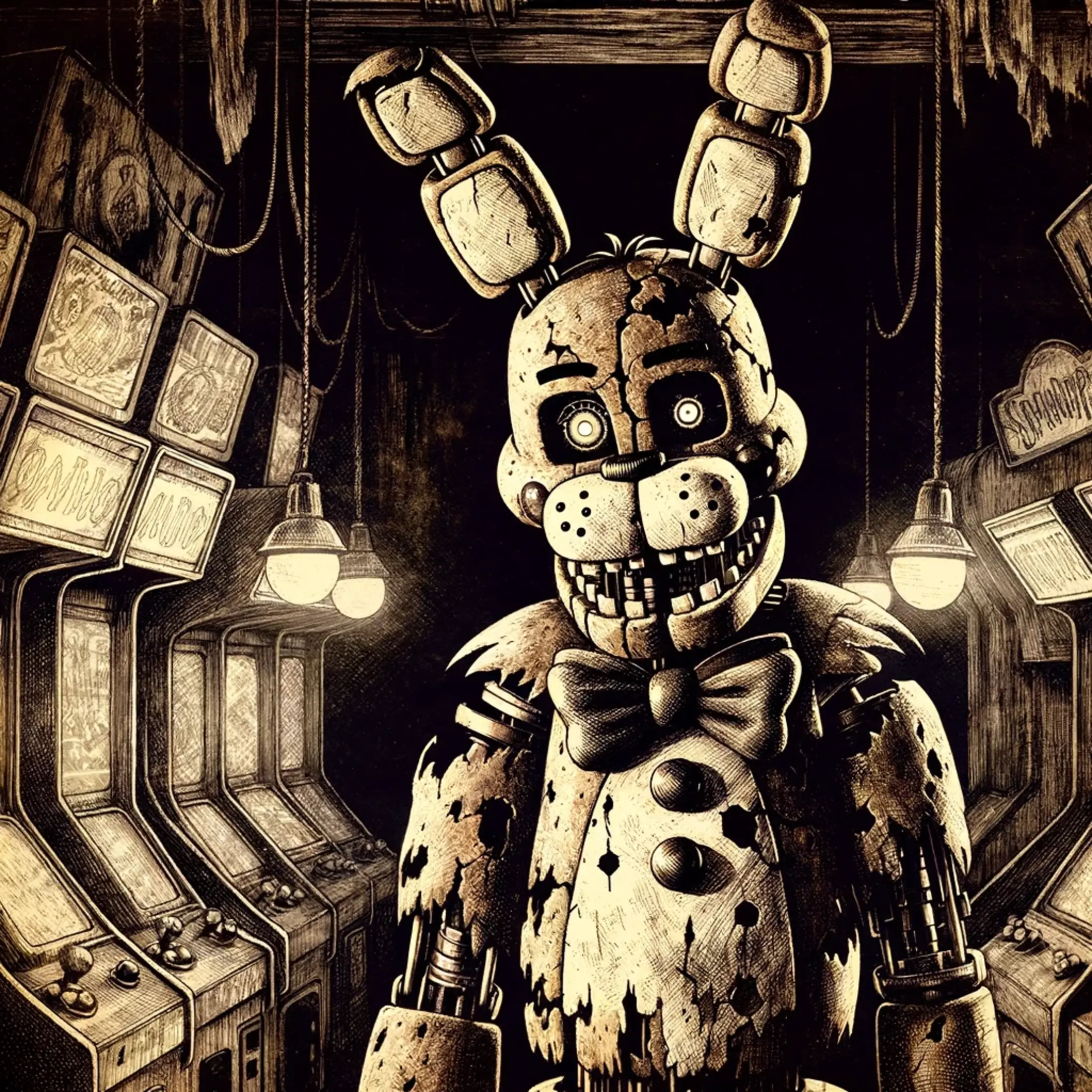 Horror game characters springtrap 2200x2200